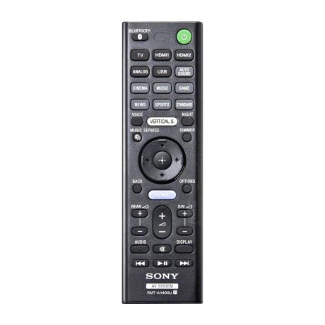 Sony HT ZF9 remote 39318