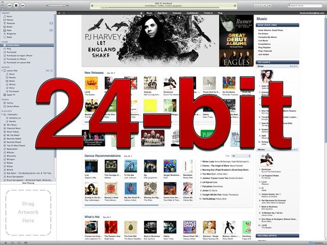 24-bits musik i iTunes Store