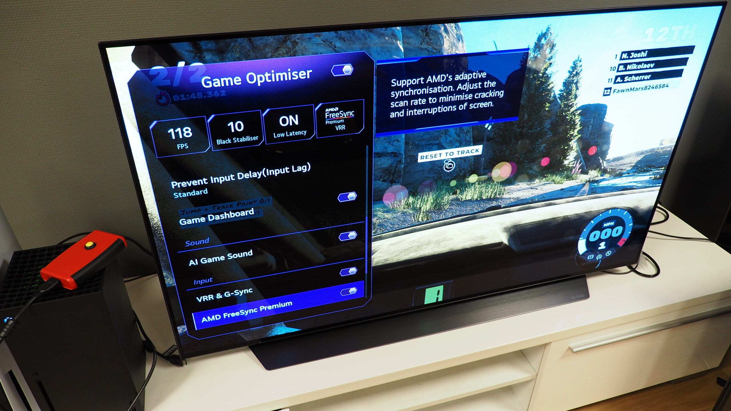 LG Game Optmiser menu scaled 1
