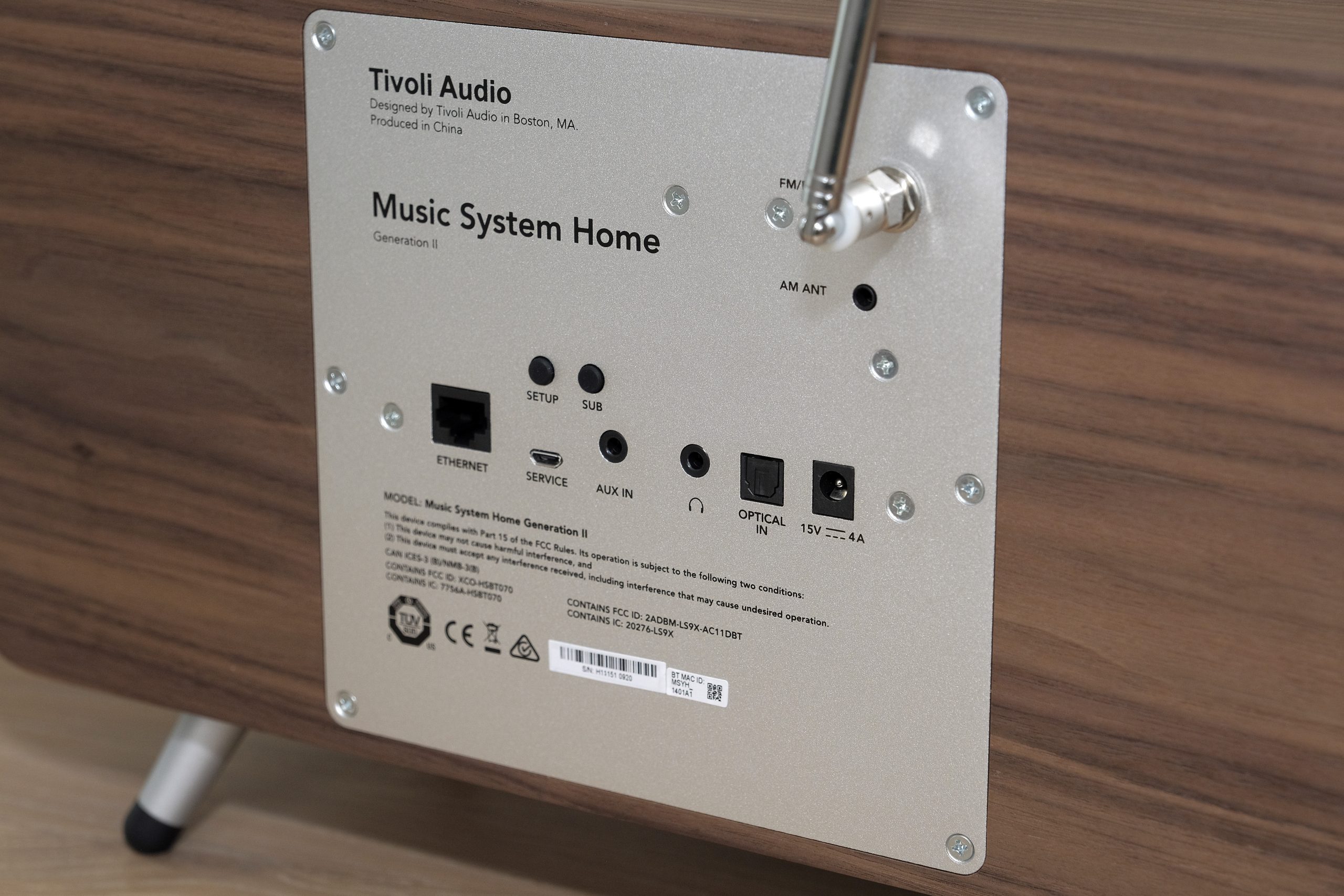 Tivoli Audio Music System bak scaled 1