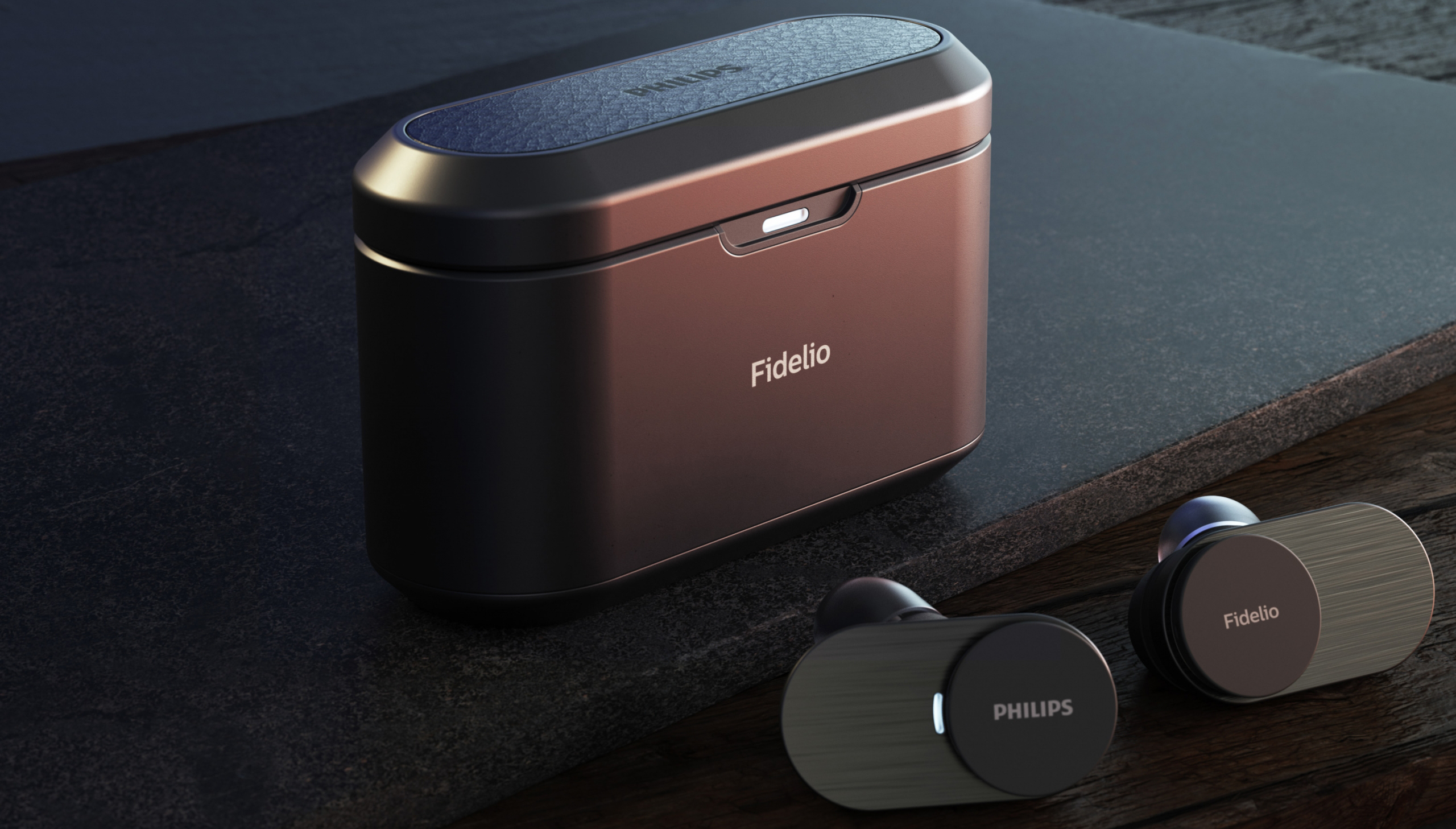 Philips Fidelio T1 with case beauty