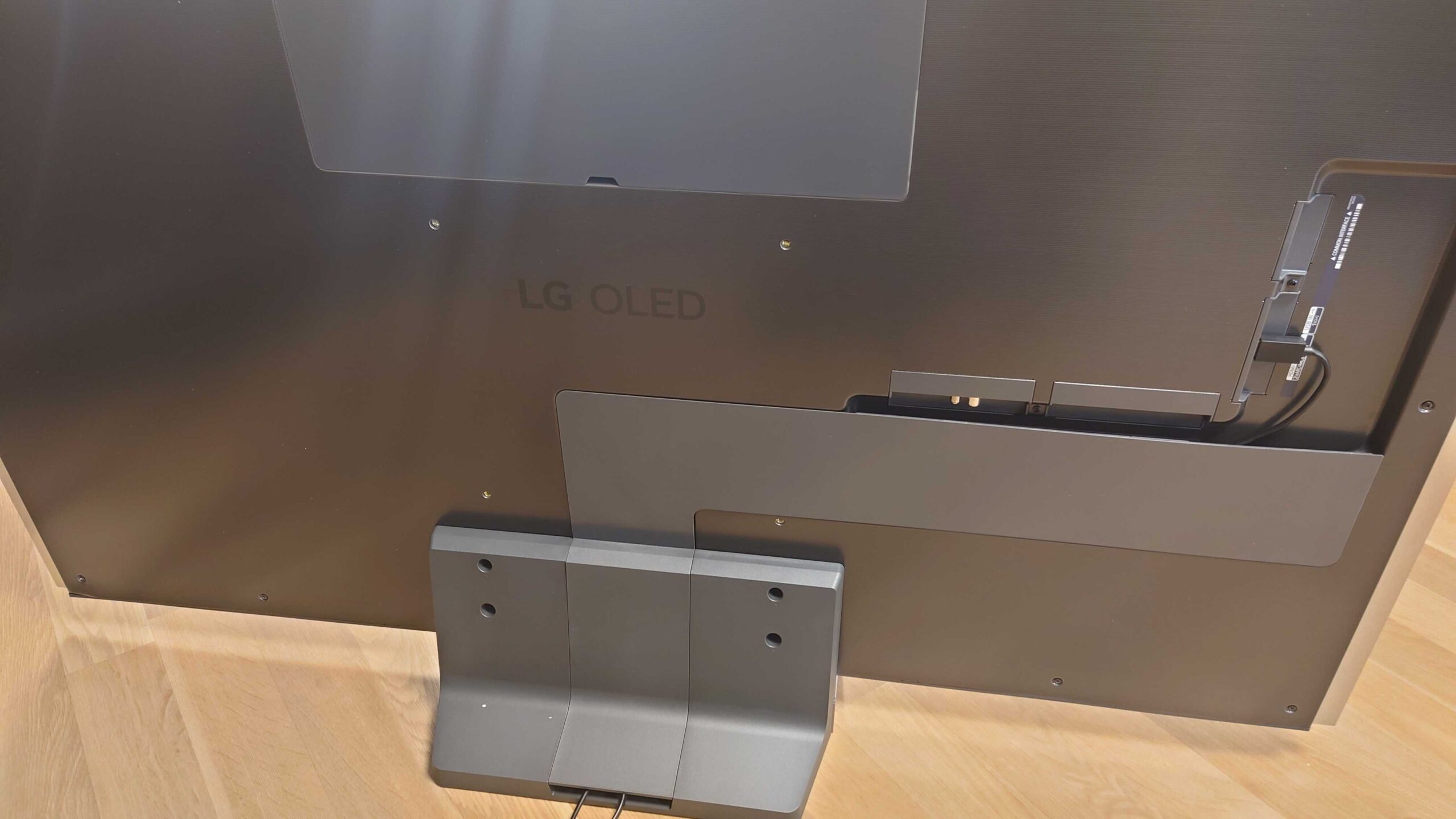 LG OLED G2 connections hidden