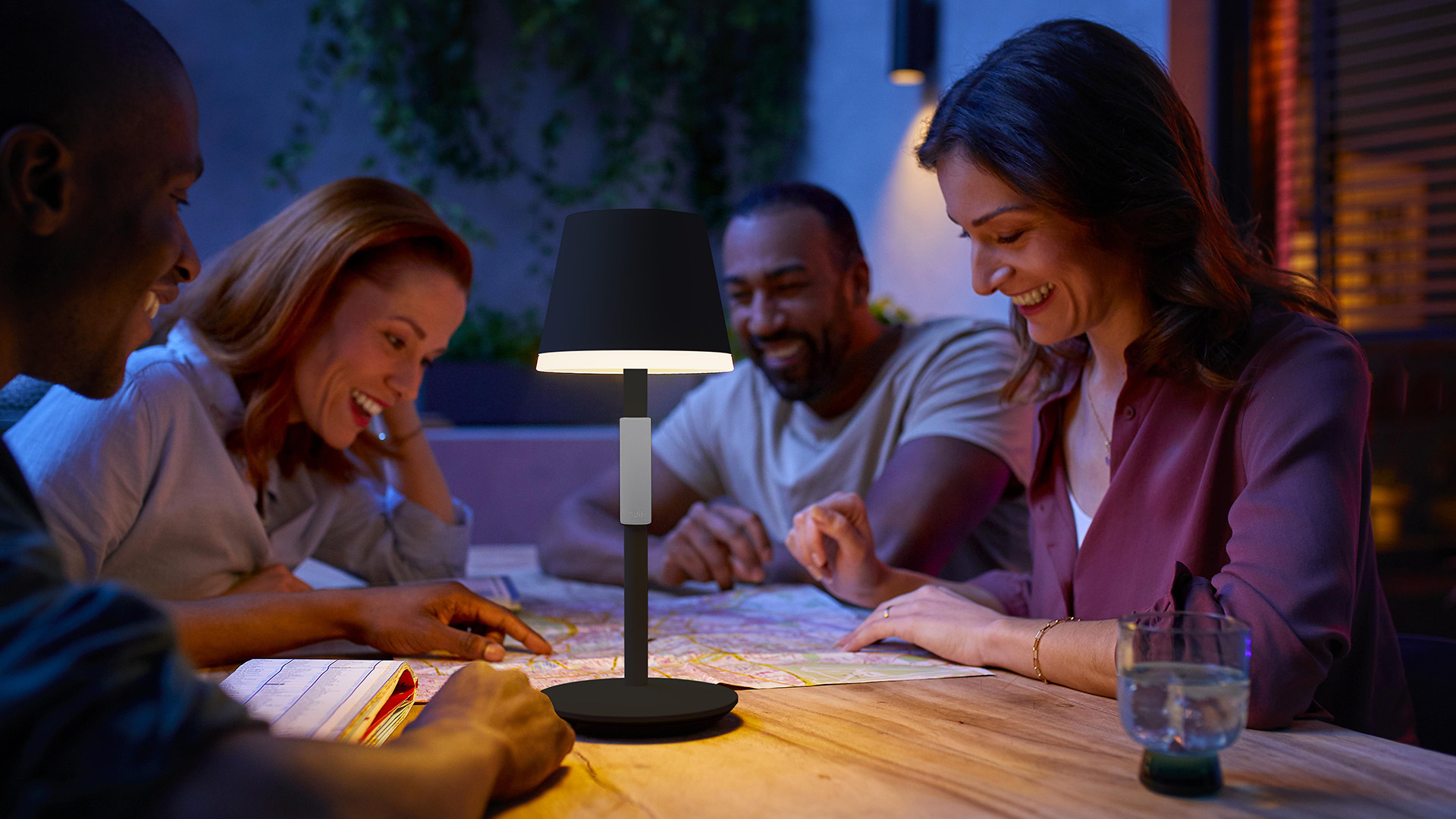 Philips Hue Go portable table lamp lifestyle
