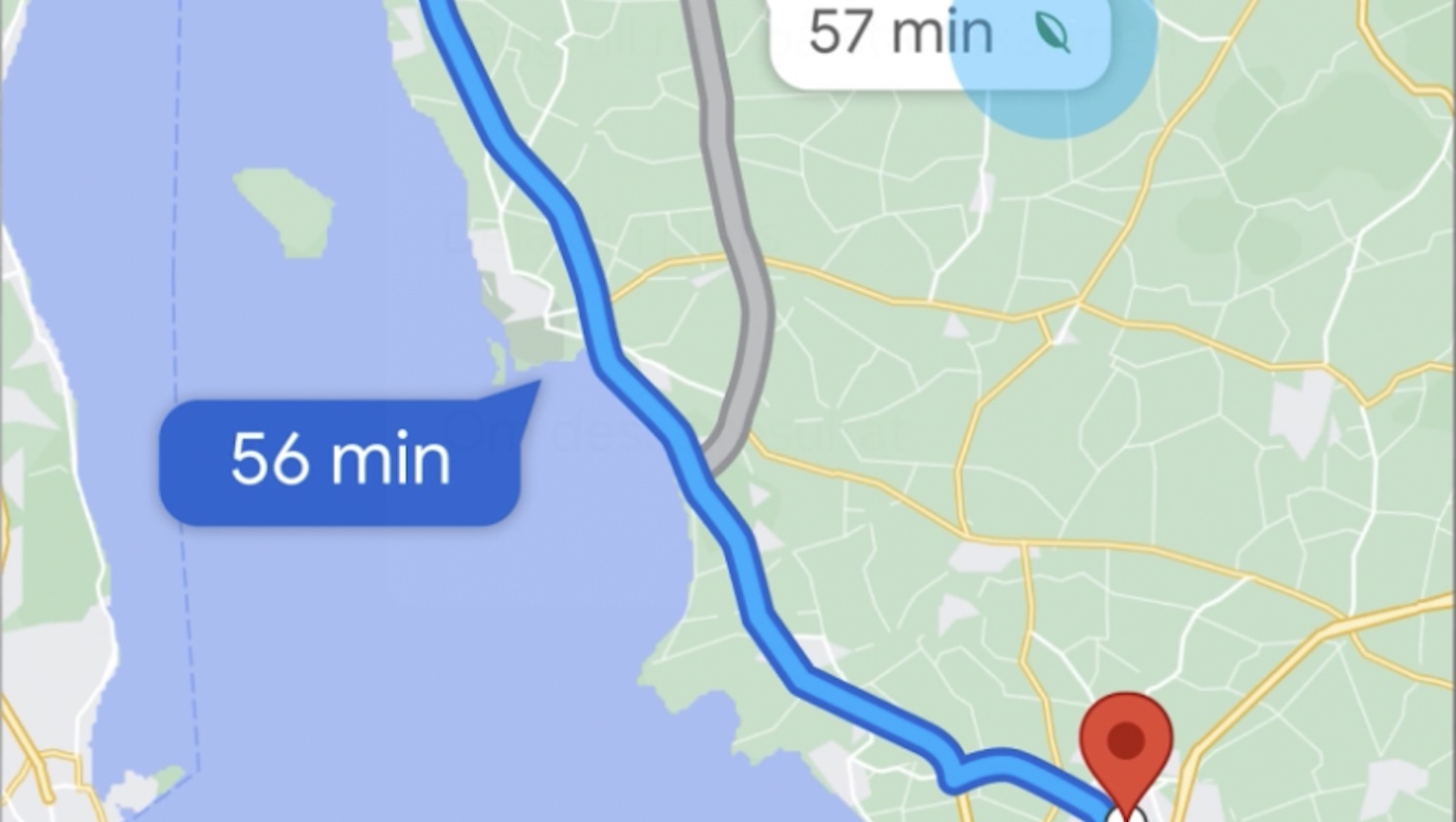 Ekompaa ajoa Google Mapsin avulla