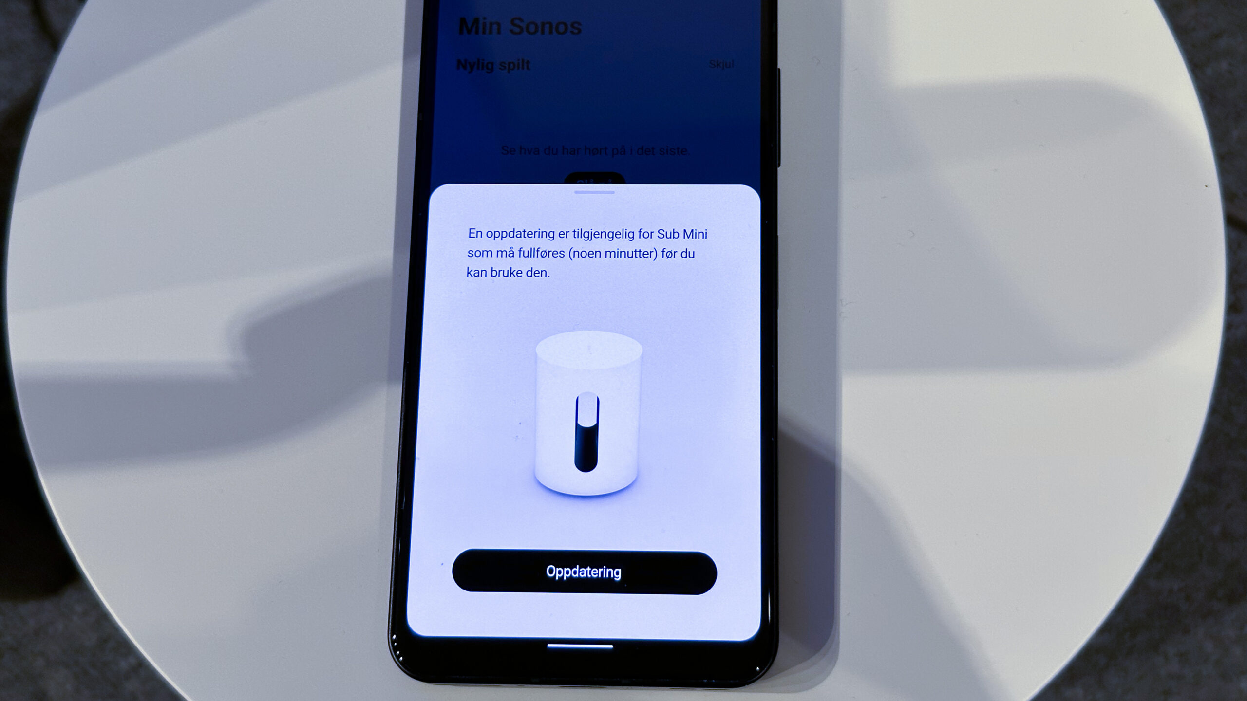 Sonos Sub Mini update