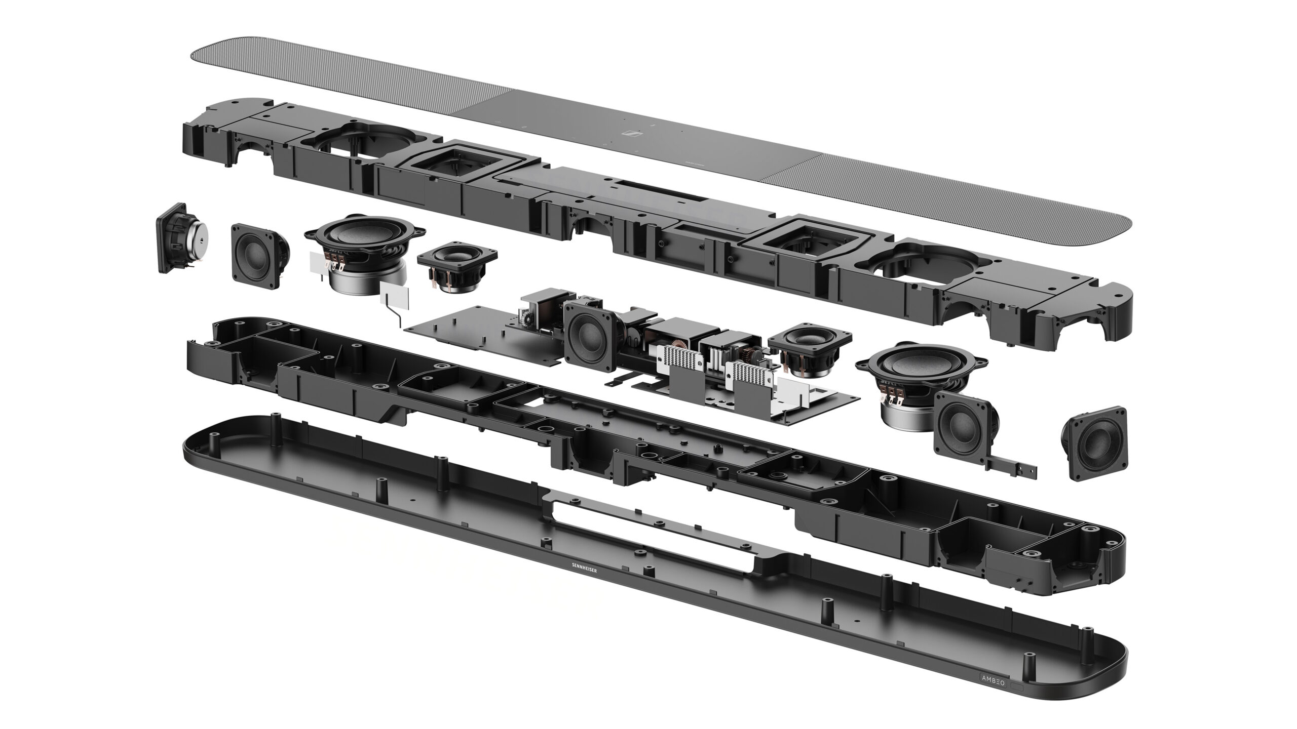 Sennheiser Ambeo Soundbar Plus exploded