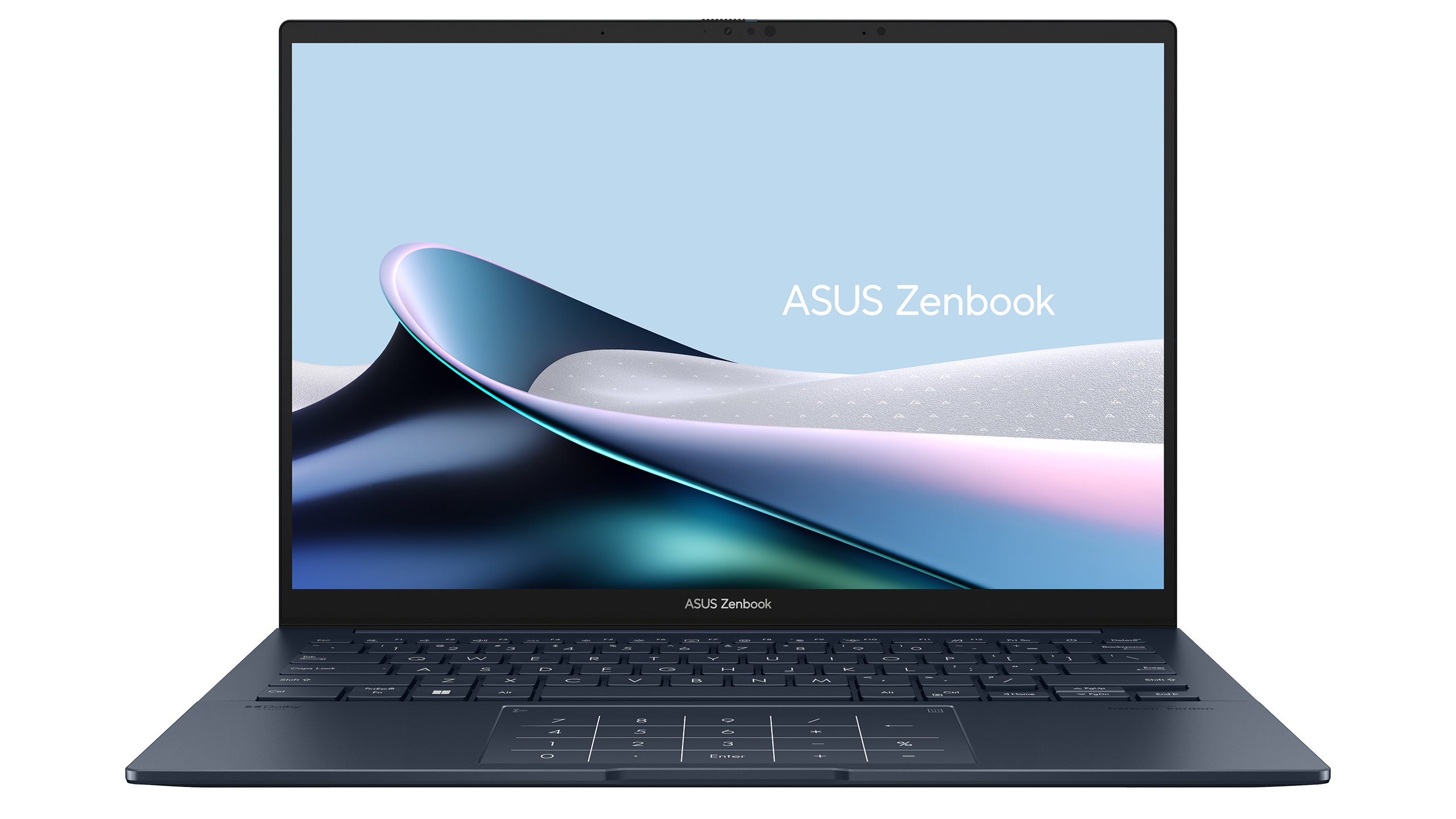 Zenbook 14 OLED UX3405MA Product photo 3B Ponder Blue 03