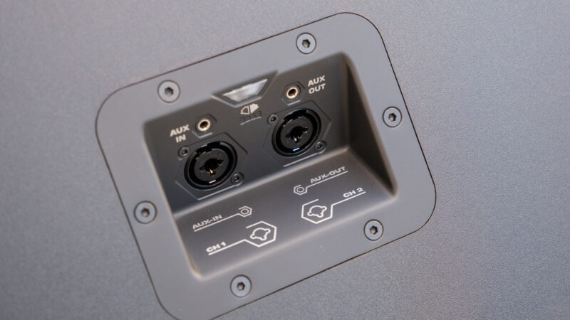 Soundboks connector panel Soundboks connector panel